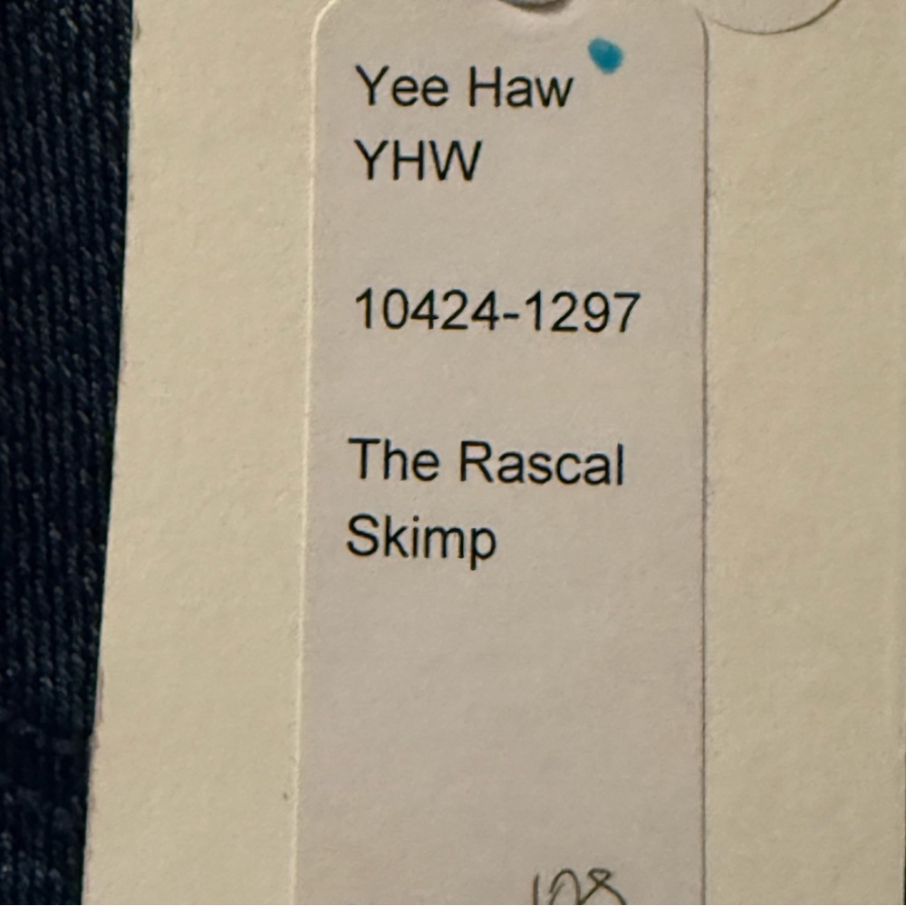NWT Mother Women’s The Rascal Skimp Yee Haw Straight Leg Denim Jeans Size 28 - Picture 15 of 15